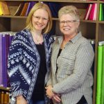 Photo by Don Lipps - Owner Laurel Ballman and employee Julia Oas stand ready to offer the help you need with your quilting project.