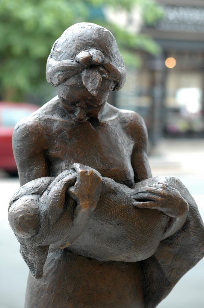 African Pieta - Mankato, MN Sculpture Walk 2018