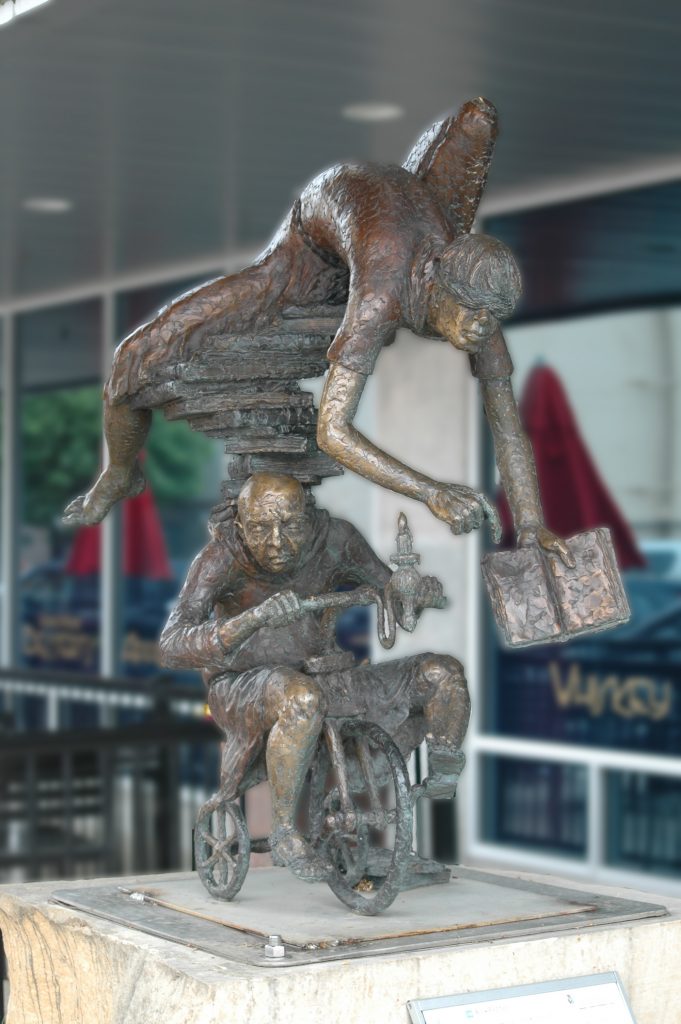 Book Peddler - Mankato, MN Sculpture Walk 2018