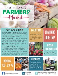 2018 North Mankato Farmers Market Flyer