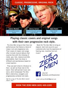 The Zero Men - Event Poster