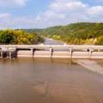 Photo by Rick Pepper - Looking at the top side of the dam from the road bridge (County Rd. 9)