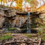 Photo by Rick Pepper - Minnemishinona Falls in 2010 before the bridge was built or access restrictions put in place.