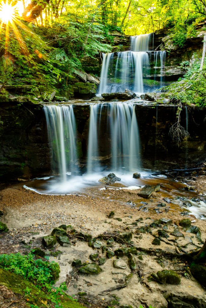 Photo by Rick Pepper - Triple Falls above the Blue Earth River