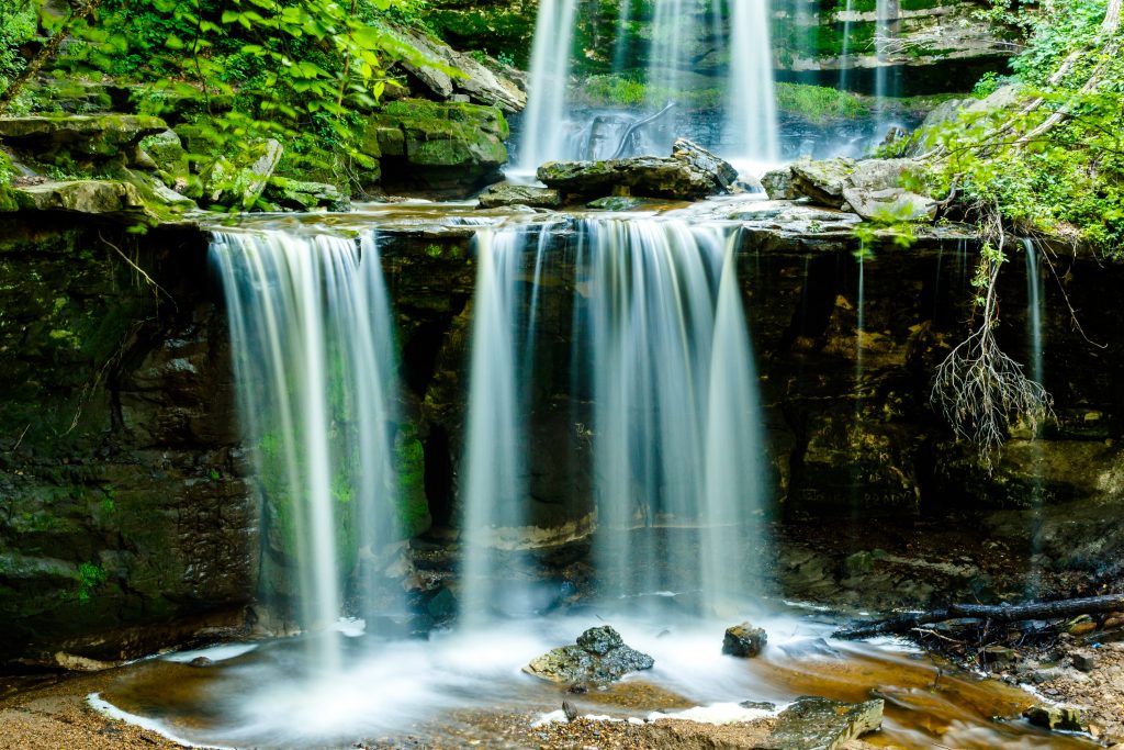 Photo by Rick Pepper - Triple Falls above the Blue Earth River