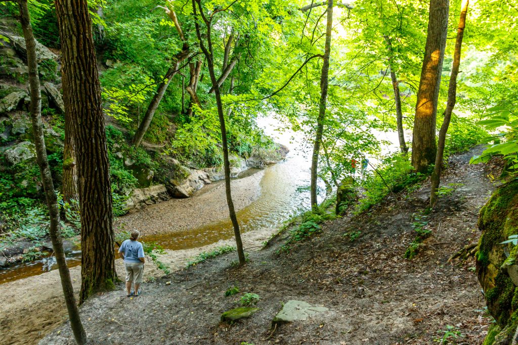 Photo by Rick Pepper - View of the Blue Earth River from Triple Falls