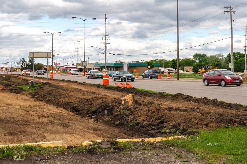 Photo by Rick Pepper - June 6, 2008 Looking southeast across Madison Ave. from Madison East parking lot