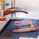 Photo by Rick Pepper - 2013 RibFest in Riverfront Park, Mankato - Famous Dave's rack of ribs