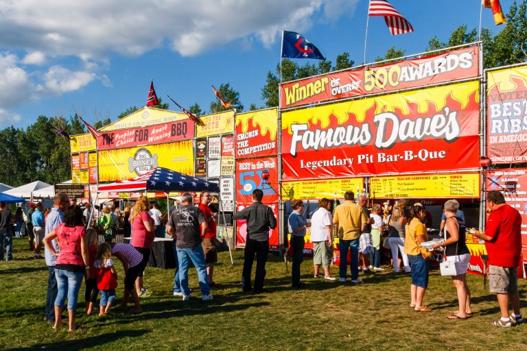 Photo by Rick Pepper - 2013 Ribfest in Riverfront Park, Mankato - Ribbers!