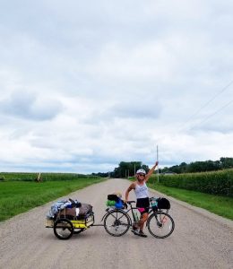 Photo by Kyle Zeiszler - Project Bike 2018 - Near Cleveland, MN. Last day. Almost home!