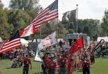 Photo by Ron Hamm - Wacipi Pow Wow - Mankato, MN - Grand Entry