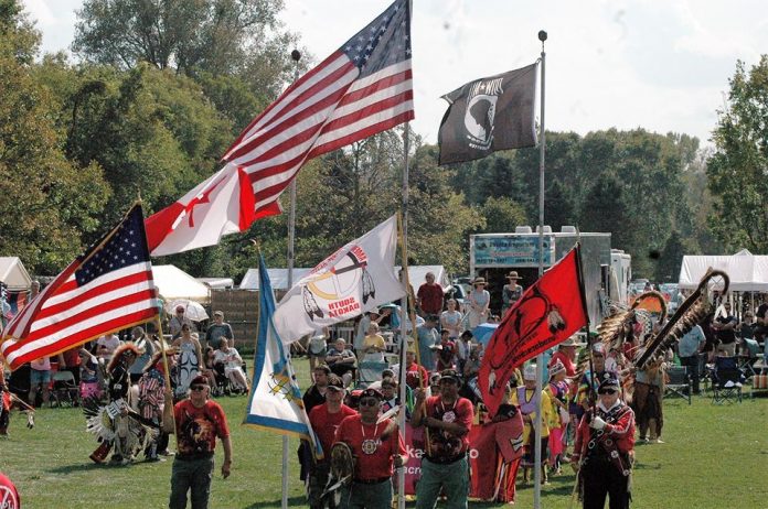 Photo by Ron Hamm - Wacipi Pow Wow - Mankato, MN - Grand Entry