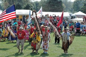 Photo by Ron Hamm - Wacipi Pow Wow - Mankato, MN - Grand Entry