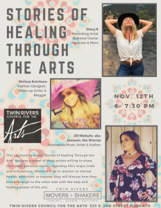 Twin Rivers Movers + Shakers - Stories of Healing Through the Arts