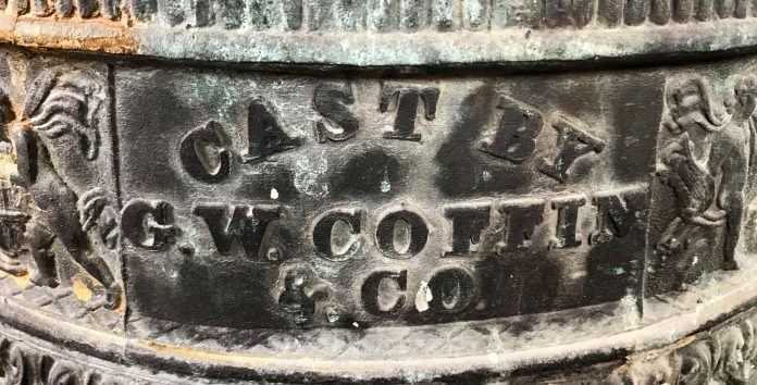 Photo by Gary Pettis - Mankato's Liberty Bell was cast by G.W. Coffin & Company of Ohio.