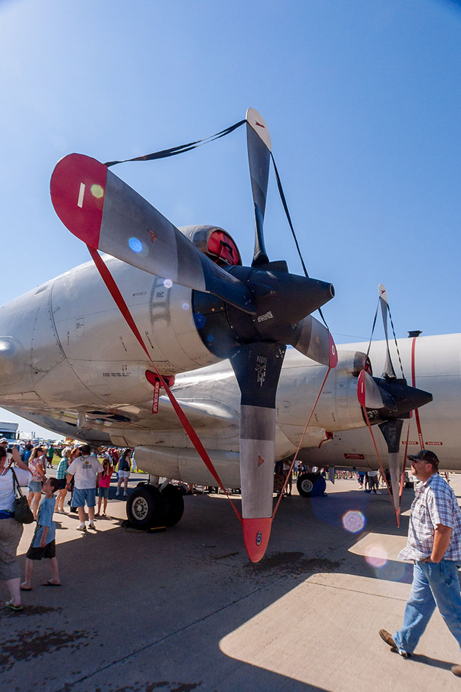 Photo by Rick Pepper - 2012 Mankato Air Show - A P-3 Orion static display (Navy sonar/surveillance aircraft)