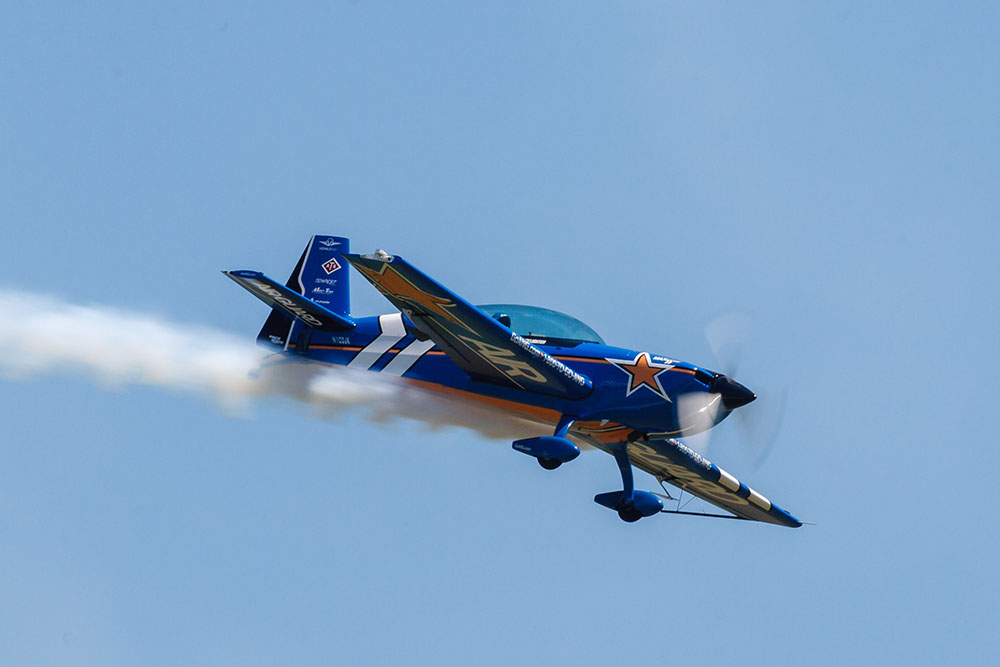 Photo by Rick Pepper - 2012 Mankato Air Show - John Klatt flying for the Air National Guard