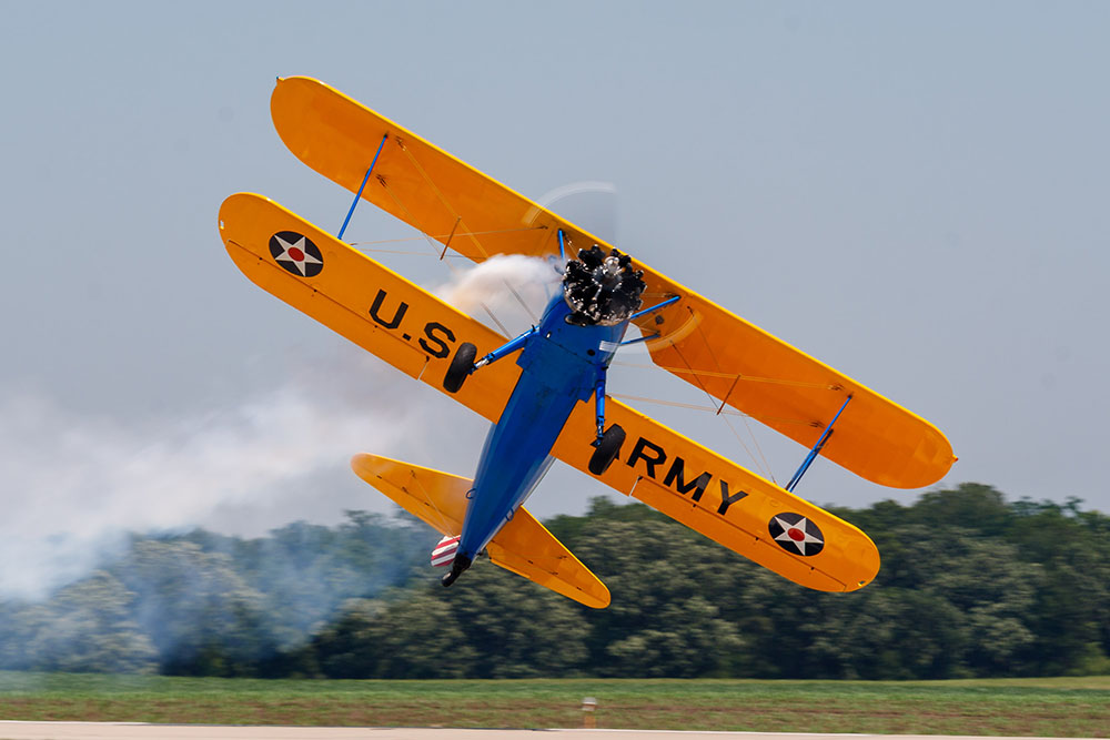 Photo by Rick Pepper - 2012 Mankato Air Show - US Army Bi-Plane