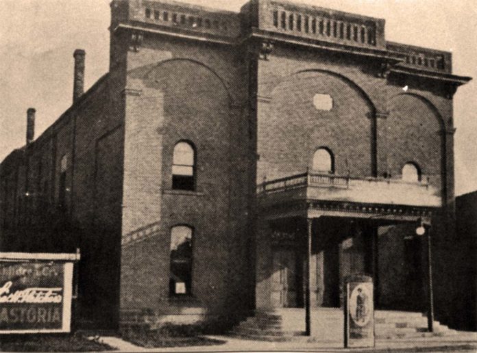 Photo courtesy of Julie Schrader - Harmonia Hall, later called the Mankato Opera House.