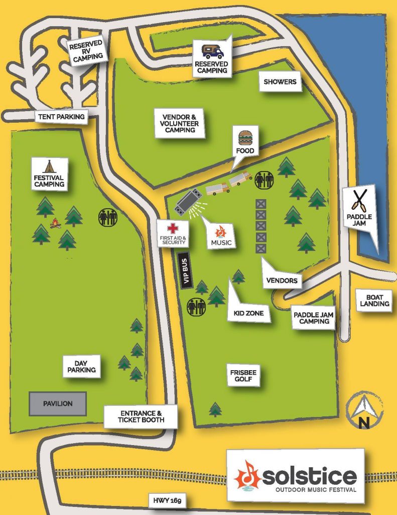 Festival Solstice 2019 Map - Mankato, MN