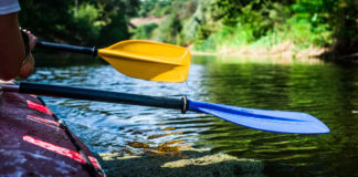 Kayak on the water