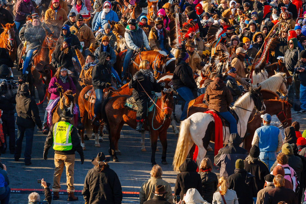 Photo by Rick Pepper - December 26, 2012 - The Dakota 38+2 riders at Reconciliation Park