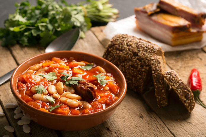 Soup and bread