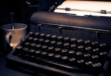 Antique vintage typewriter, Royal Quiet Deluxe