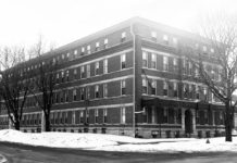 Photo by Mike Lagerquist - Security Apartments in Mankato. View from intersection of S Broad and E Hickory Streets