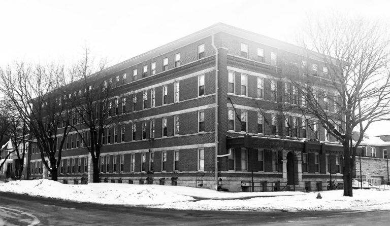 Photo by Mike Lagerquist - Security Apartments in Mankato. View from intersection of S Broad and E Hickory Streets