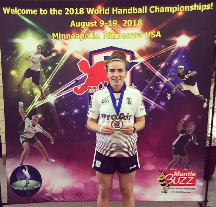 Submitted Photo - Ciana Ni Churraoin at the 2029 World Handball Championships