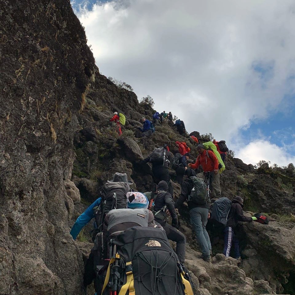 Submitted Photo - Dan Lee and company climbing Mt. Kilimanjaro in January 2020