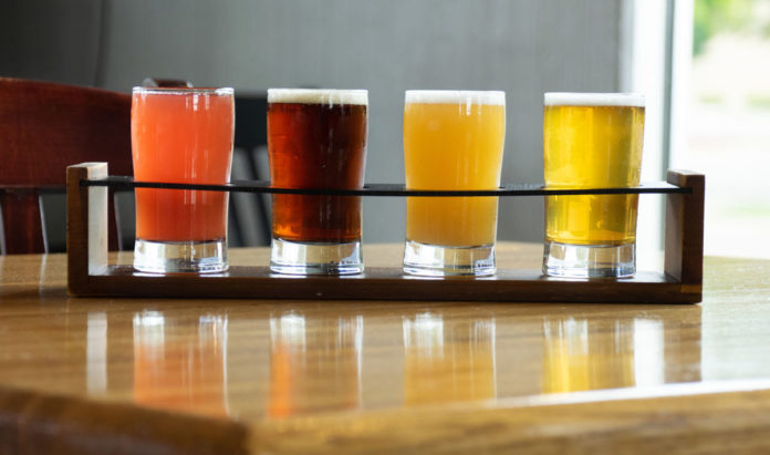 Submitted Photo - A sampling of some of the many original varieties at Locale Brewing Company