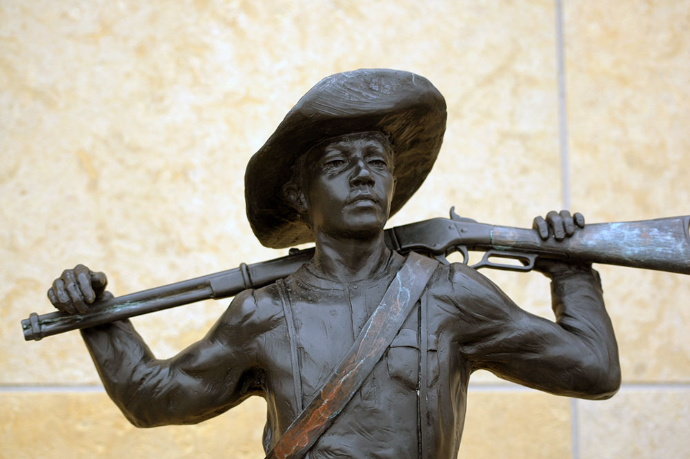 Photo by Don Lipps - Detail from Buffalo Soldier by Bobbie Carlyle