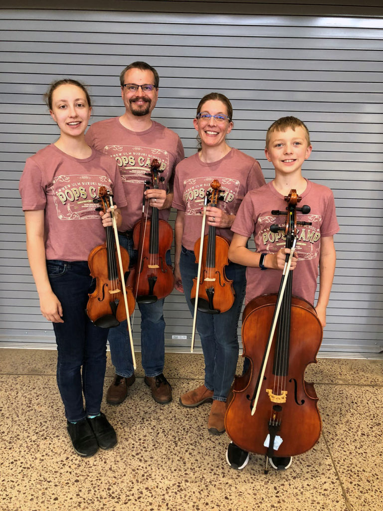 Submitted Photo - The Davis family: Katharine, Steve, Viktoria, Karl, after Pops Camp 2018