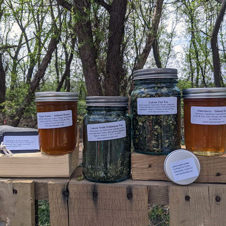Submitted Photo - Various teas offered by Lakota Made