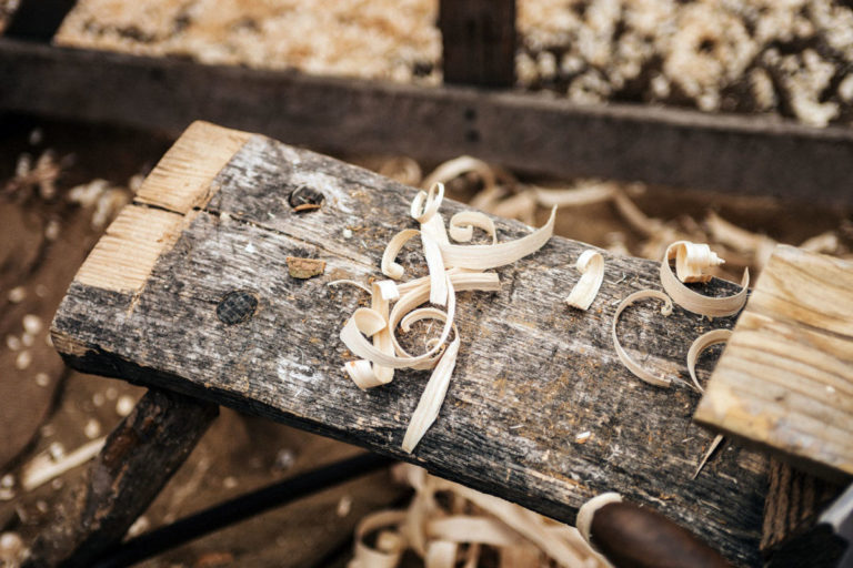 Wood shavings