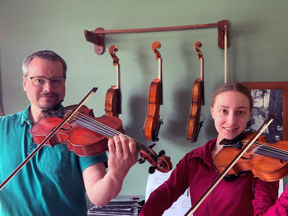 Submitted Photo - Steve and Katharine Davis playing Viola and Violin