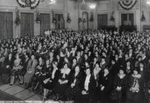 Photo Courtesy of the Minnesota American Legion Archives - American Legion Auxiliary spring conference at the St. Paul Hotel March 27, 1931.