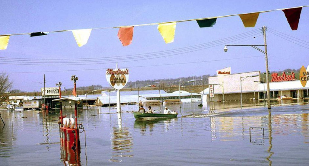 Madsen's in the midst of a flood