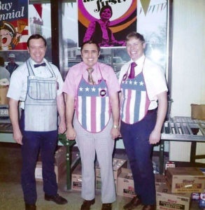 Madsen's employees Al Larson, Jim Davis and Dave Kuhl in 1976