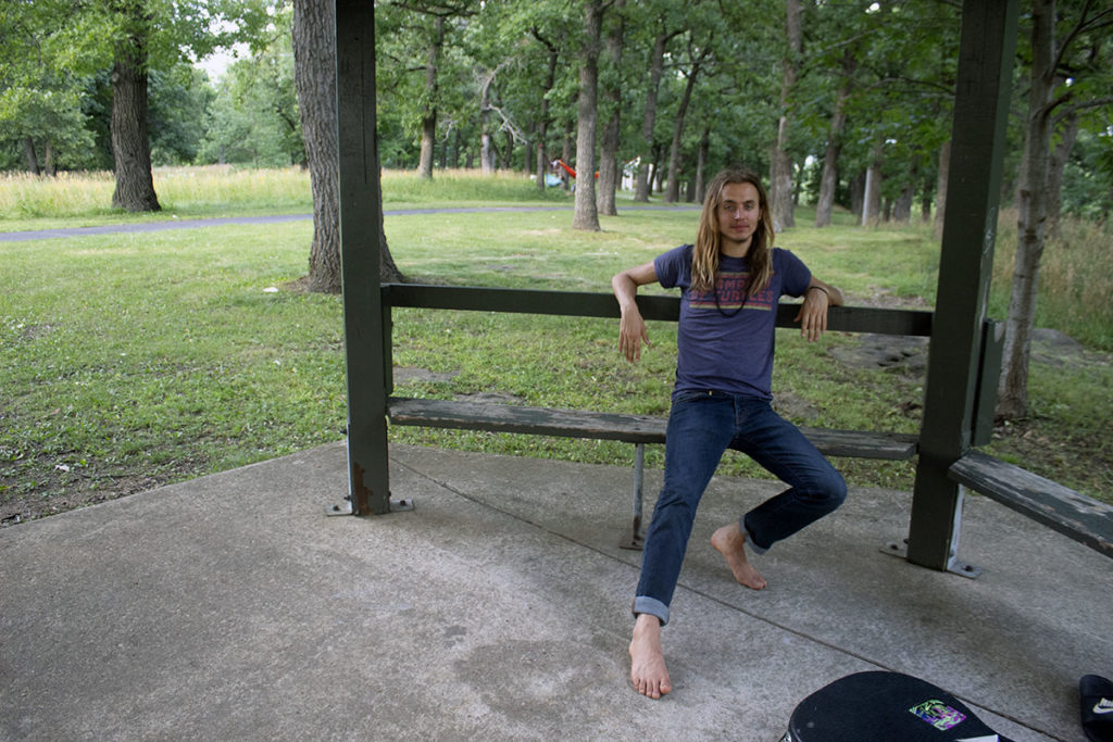 Photo by Rachael Jaeger - Tanner Peterson in Sibley Park