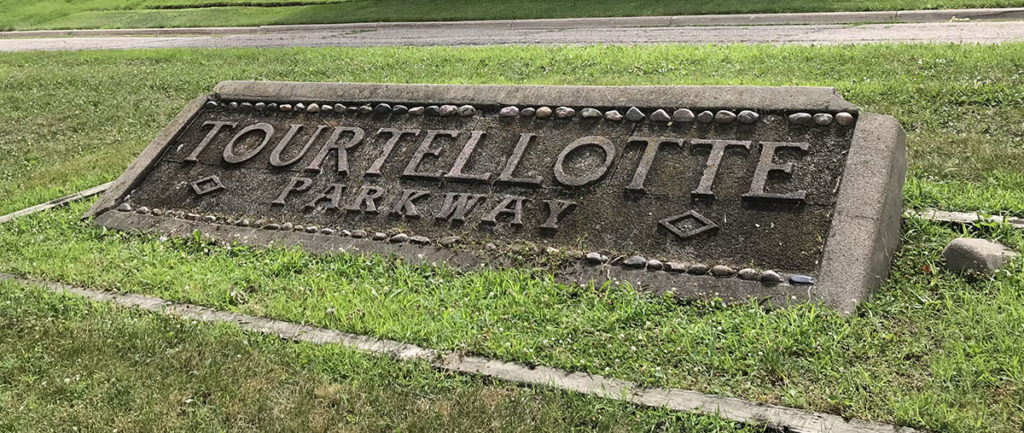 Photo by Julie Schrader - Tourtellotte Parkway, located on North Fourth Street between Rock and Elm Streets, stands as a memorial to the patriotism and philanthropic desires of Col. John E. Tourtellotte.