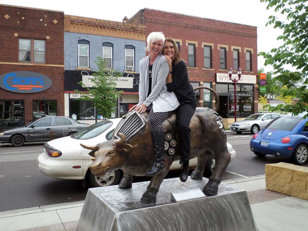 Submitted Photo - Kristi Schuck and Marie Farley Christensen having some fun