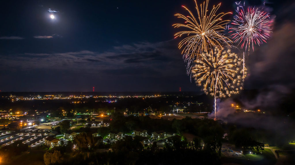Photo by Jason Smith - Aerial Imagery Media - Fireworks