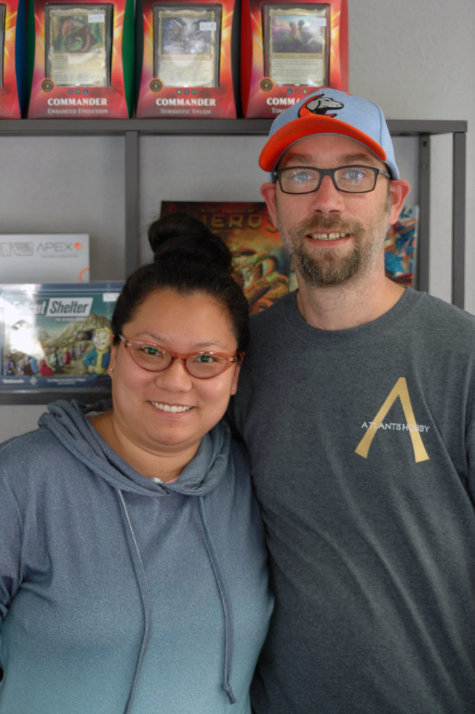 Photo by Don Lipps - Preston and Sheenah Jewison, who along with Garrett and Jessica Jewison are opening Atantis Hobby on South Front Street in Mankato
