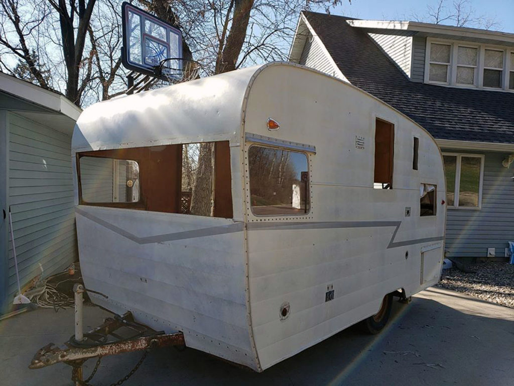 Submitted Photo - Blackbird LLC's mobile shop, Birdie, before renovation