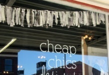 Photo by Grace Brandt - Storefront of Cheap Chics in Nicollet