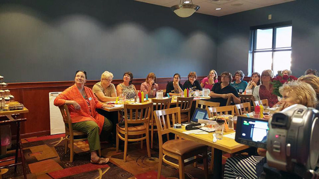 Photo by Grace Brandt - Women Entrepreneurs in Business at their March 2020 meeting at the Wow Zone in Mankato