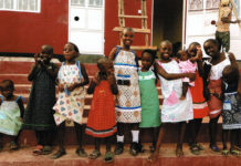 Submitted Photo - Some of the recipients of The Little Dresses project